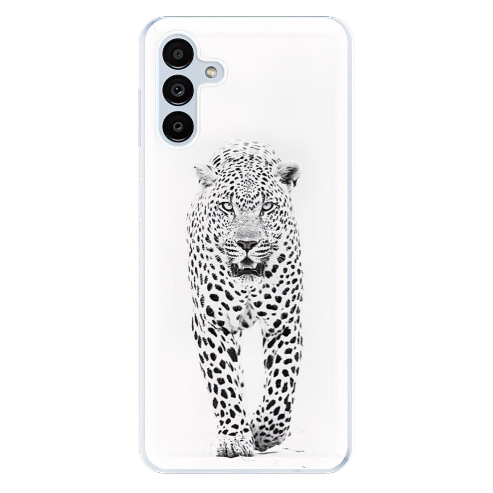 Odolné silikónové puzdro iSaprio - White Jaguar - Samsung Galaxy A13 5G