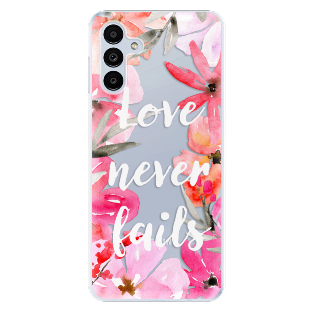 Odolné silikónové puzdro iSaprio - Love Never Fails - Samsung Galaxy A13 5G