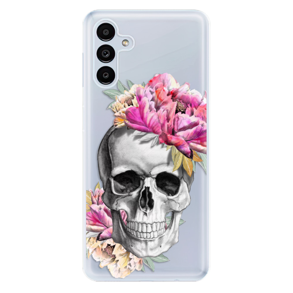 Odolné silikónové puzdro iSaprio - Pretty Skull - Samsung Galaxy A13 5G