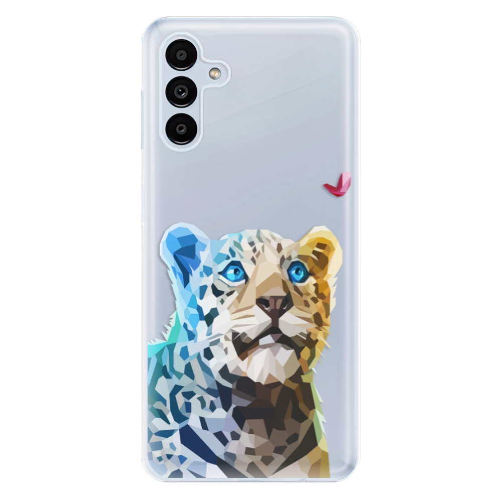 Odolné silikónové puzdro iSaprio - Leopard With Butterfly - Samsung Galaxy A13 5G