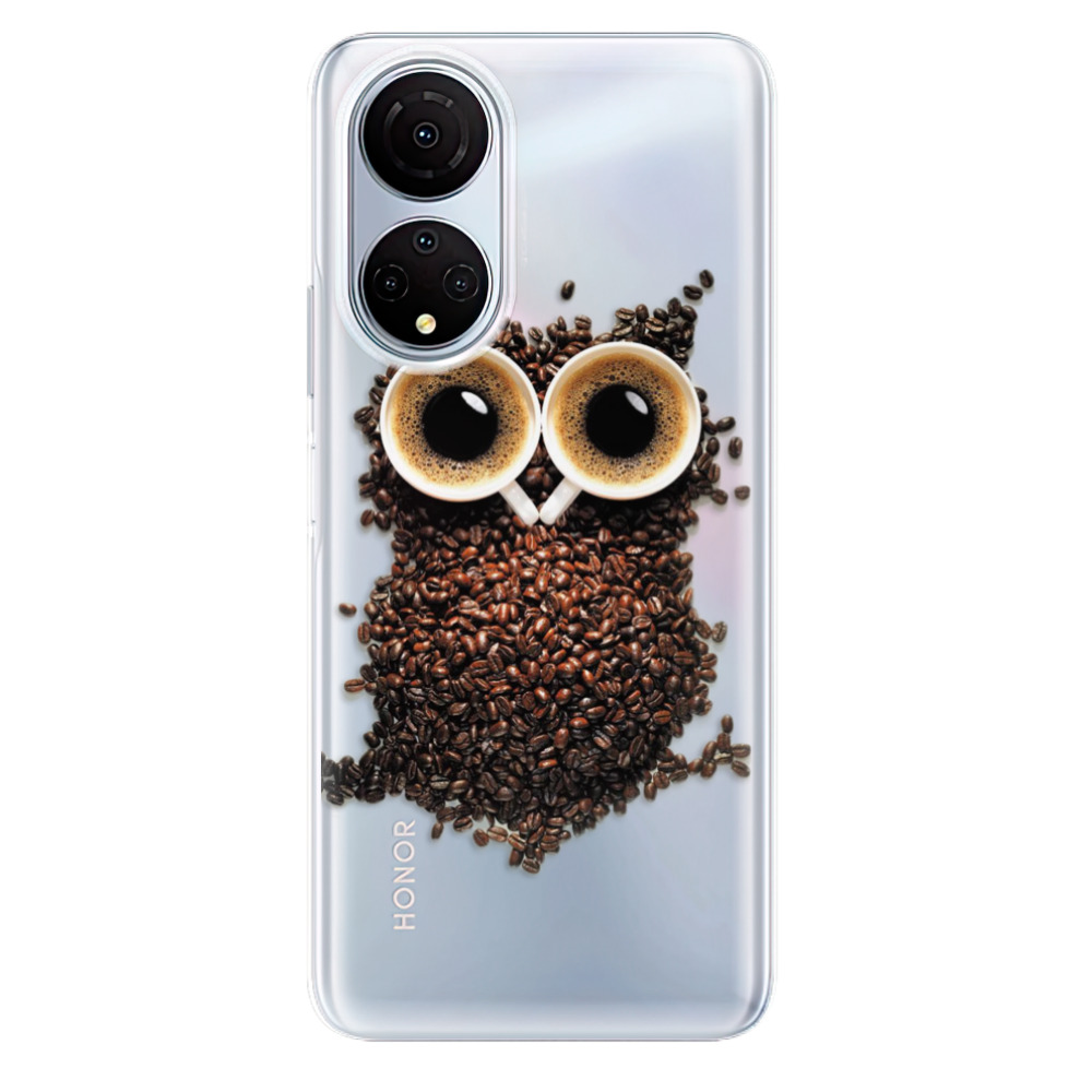 Odolné silikónové puzdro iSaprio - Owl And Coffee - Honor X7