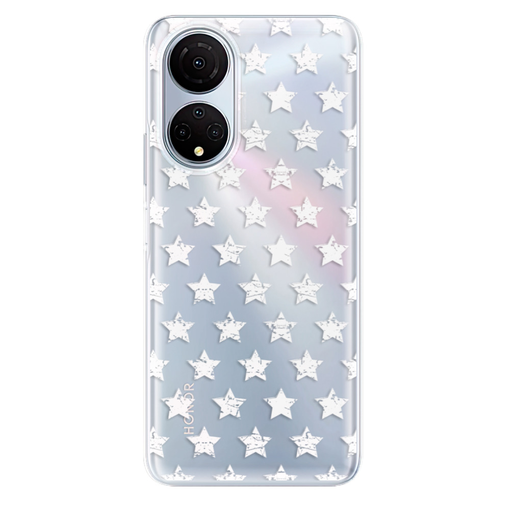 Odolné silikónové puzdro iSaprio - Stars Pattern - white - Honor X7