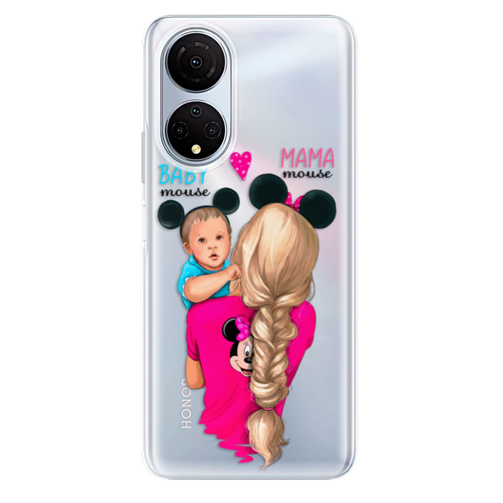 Odolné silikónové puzdro iSaprio - Mama Mouse Blonde and Boy - Honor X7