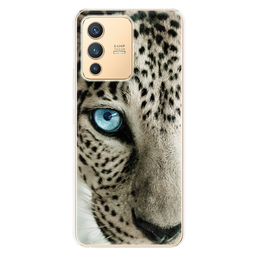 Odolné silikónové puzdro iSaprio - White Panther - Vivo V23 5G