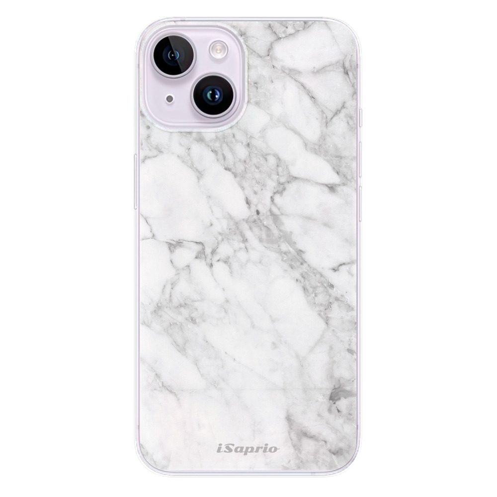 Odolné silikónové puzdro iSaprio - SilverMarble 14 - iPhone 14