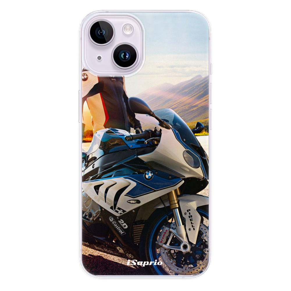 Odolné silikónové puzdro iSaprio - Motorcycle 10 - iPhone 14