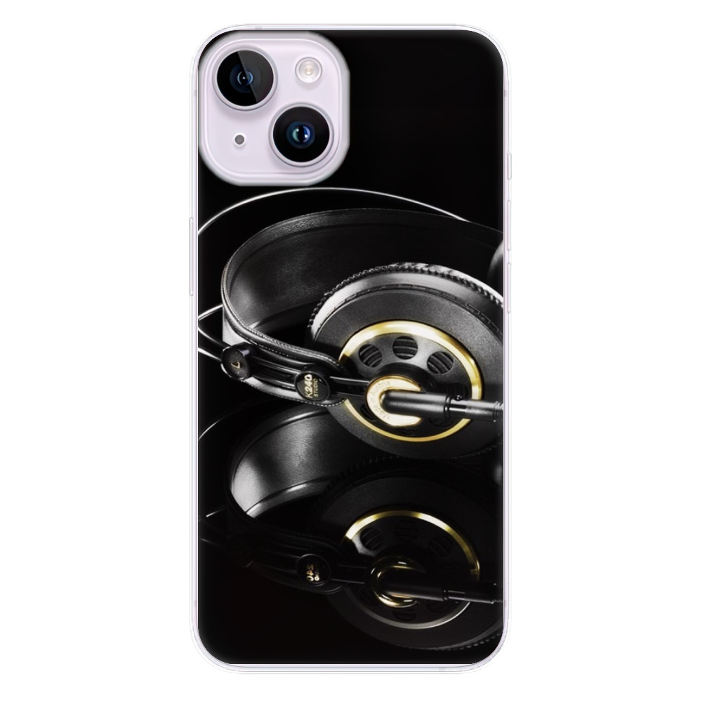 Odolné silikónové puzdro iSaprio - Headphones 02 - iPhone 14