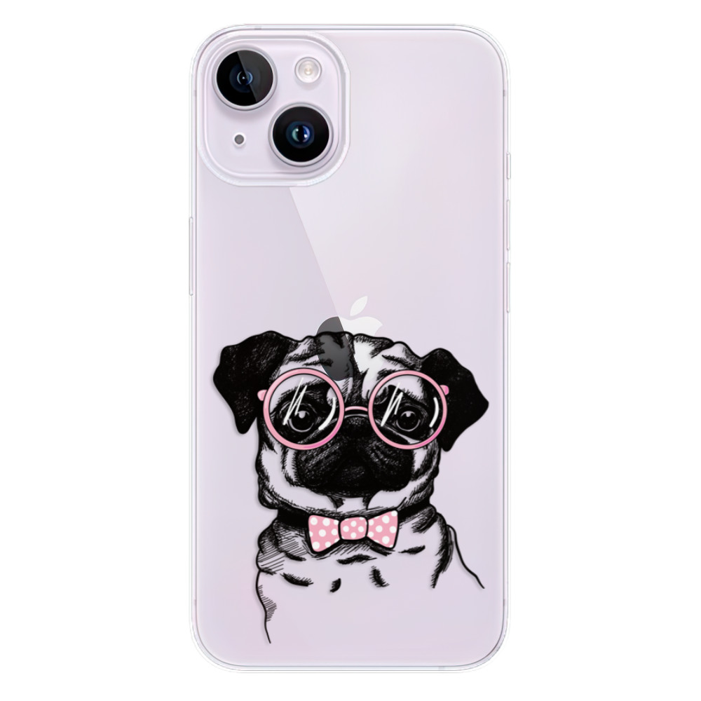 Odolné silikónové puzdro iSaprio - The Pug - iPhone 14