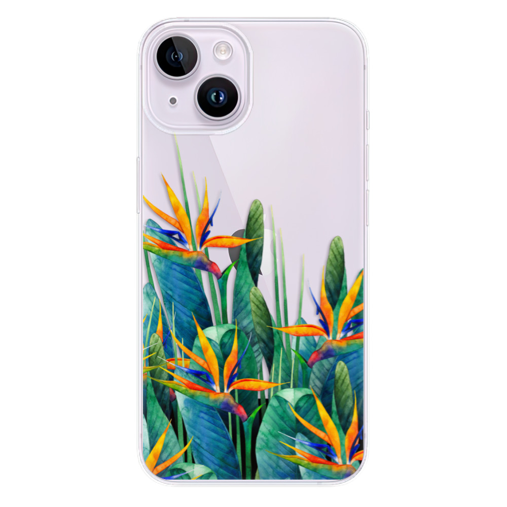 Odolné silikónové puzdro iSaprio - Exotic Flowers - iPhone 14