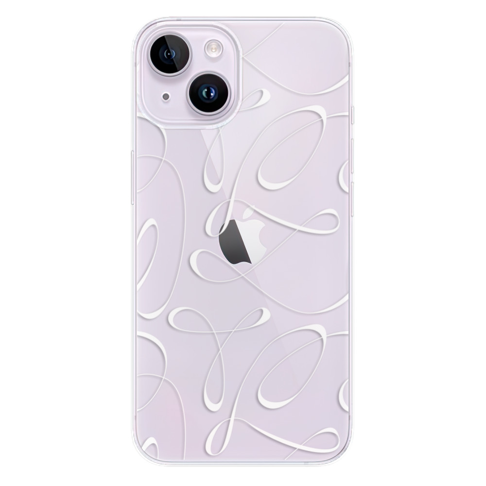 Odolné silikónové puzdro iSaprio - Fancy - white - iPhone 14