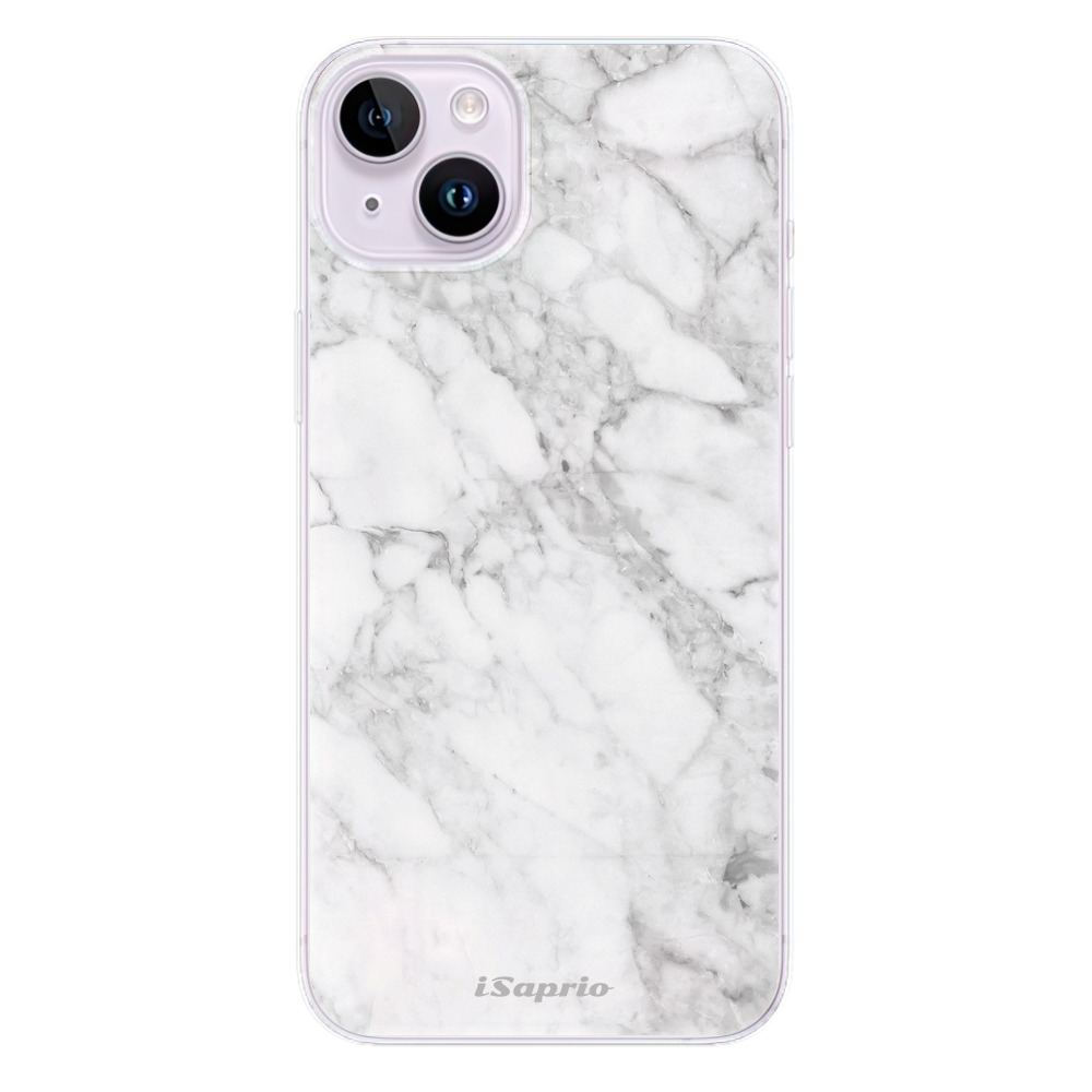Odolné silikónové puzdro iSaprio - SilverMarble 14 - iPhone 14 Plus
