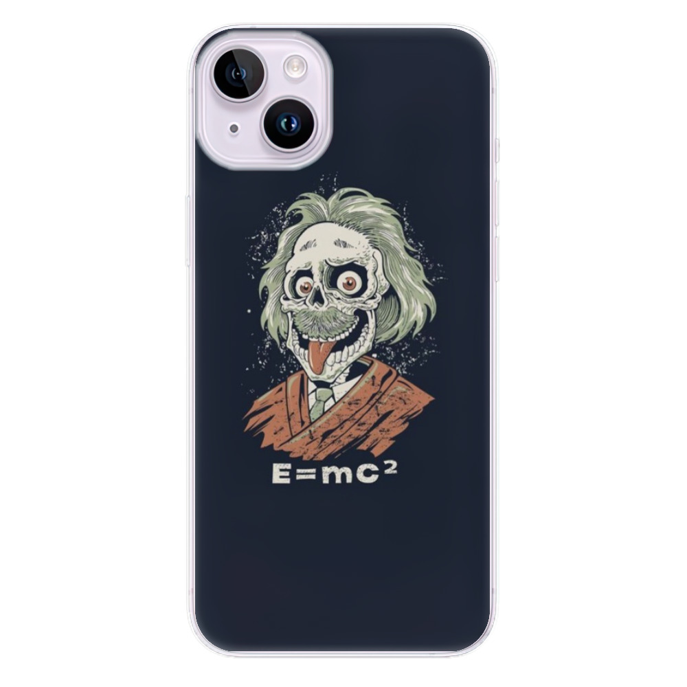 Odolné silikónové puzdro iSaprio - Einstein 01 - iPhone 14 Plus