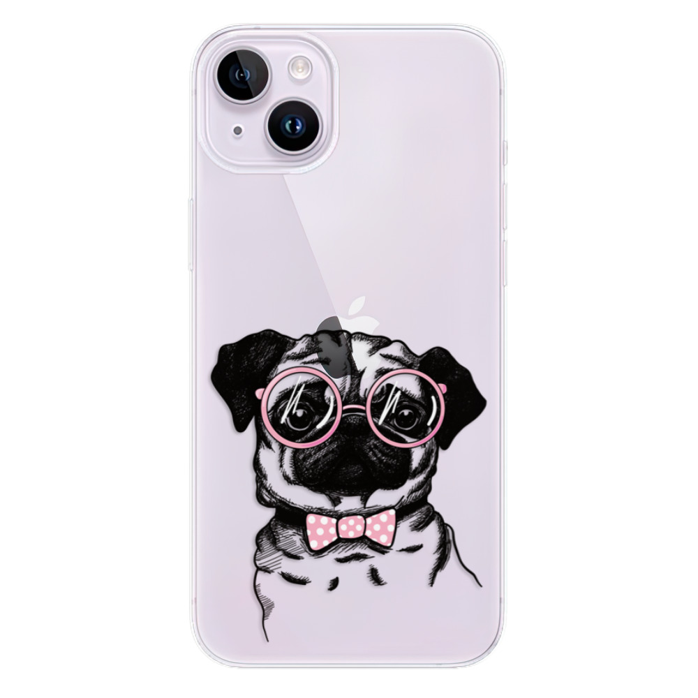 Odolné silikónové puzdro iSaprio - The Pug - iPhone 14 Plus