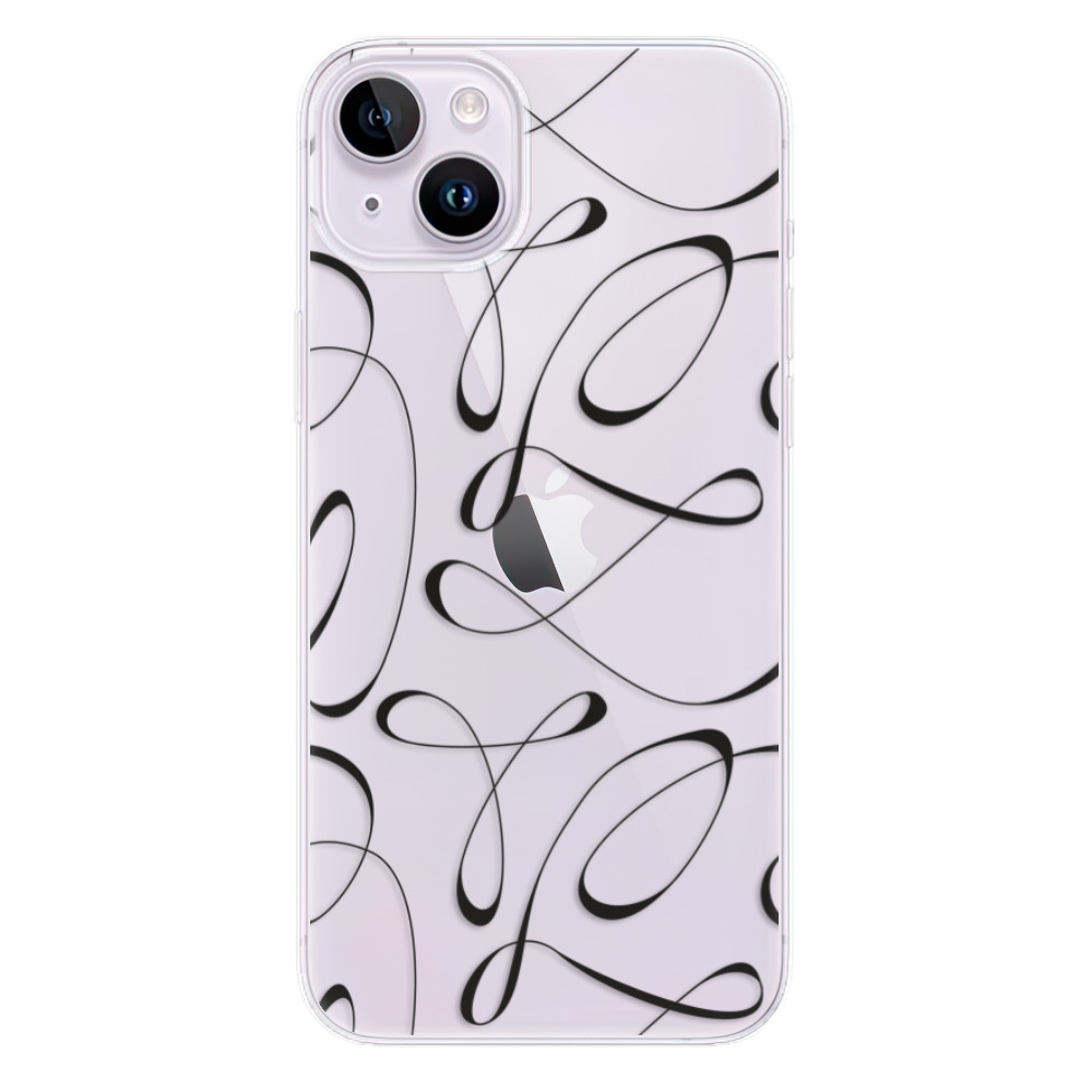 Odolné silikónové puzdro iSaprio - Fancy - black - iPhone 14 Plus