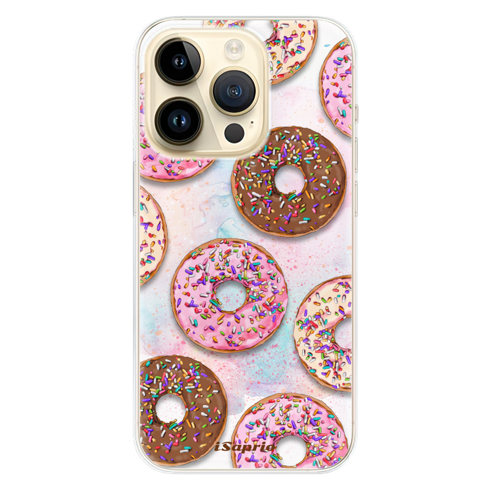 Odolné silikónové puzdro iSaprio - Donuts 11 - iPhone 14 Pro