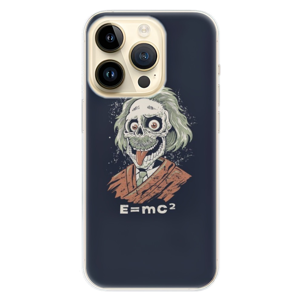 Odolné silikónové puzdro iSaprio - Einstein 01 - iPhone 14 Pro