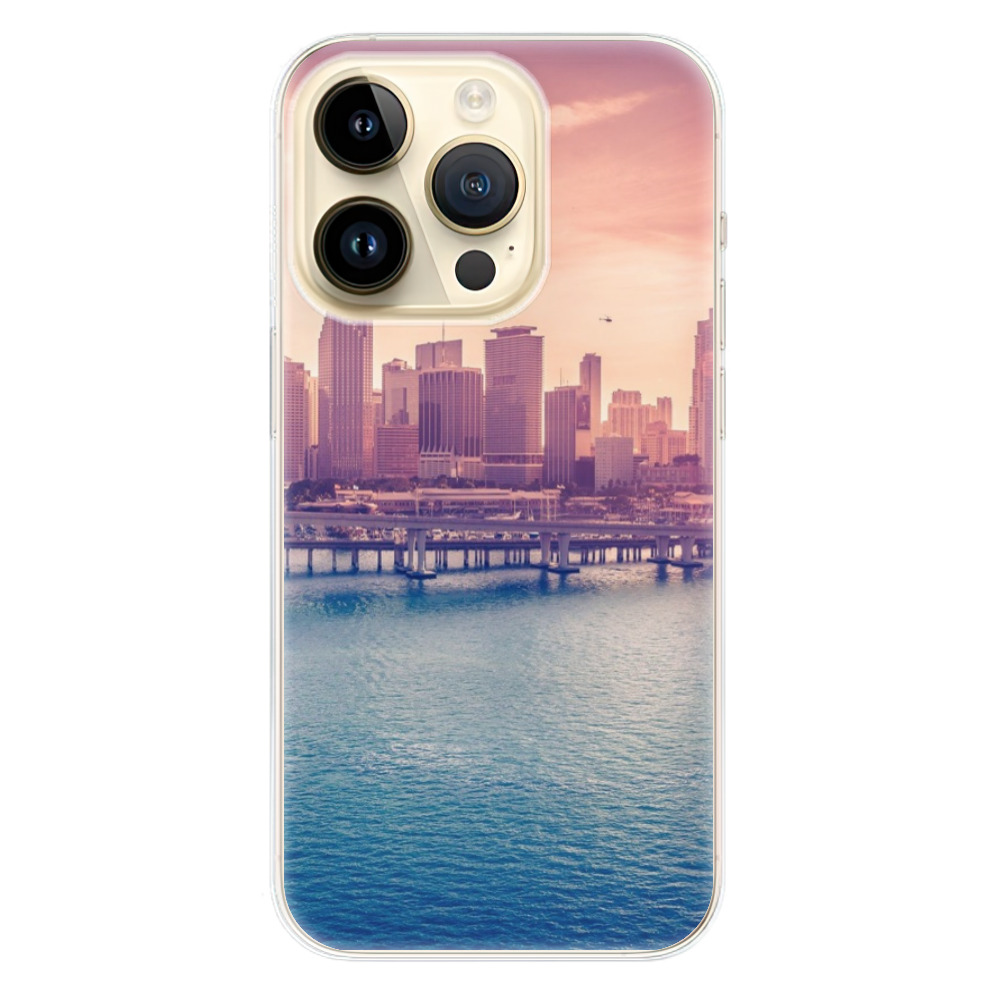 Odolné silikónové puzdro iSaprio - Morning in a City - iPhone 14 Pro