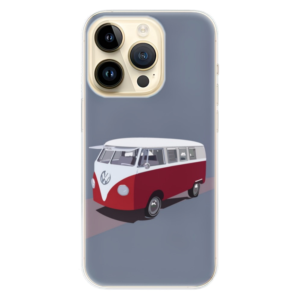 Odolné silikónové puzdro iSaprio - VW Bus - iPhone 14 Pro
