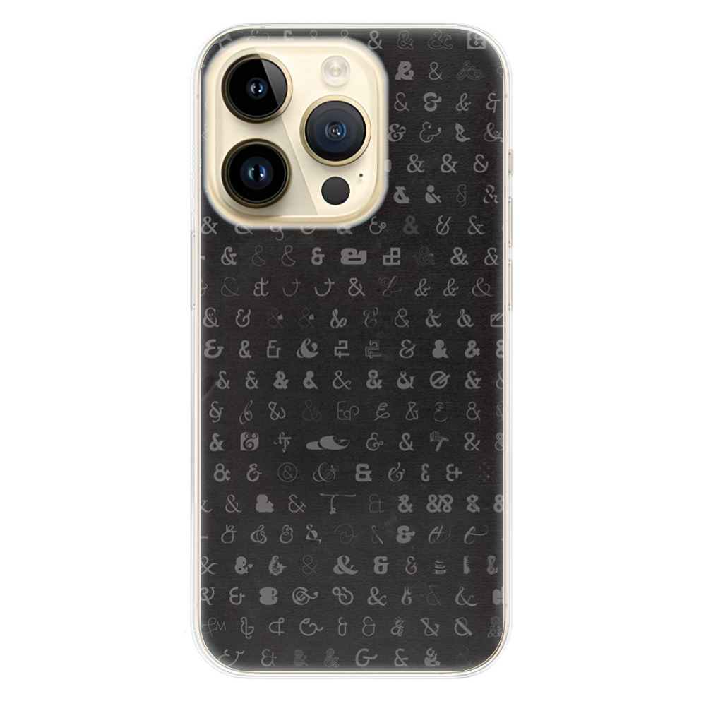 Odolné silikónové puzdro iSaprio - Ampersand 01 - iPhone 14 Pro