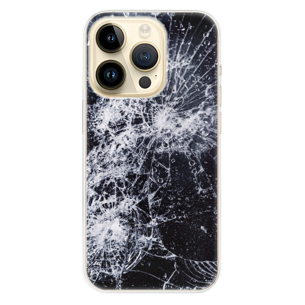 Odolné silikónové puzdro iSaprio - Cracked - iPhone 14 Pro