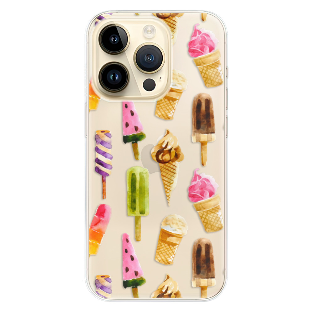 Odolné silikónové puzdro iSaprio - Ice Cream - iPhone 14 Pro