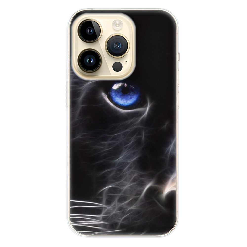 Odolné silikónové puzdro iSaprio - Black Puma - iPhone 14 Pro