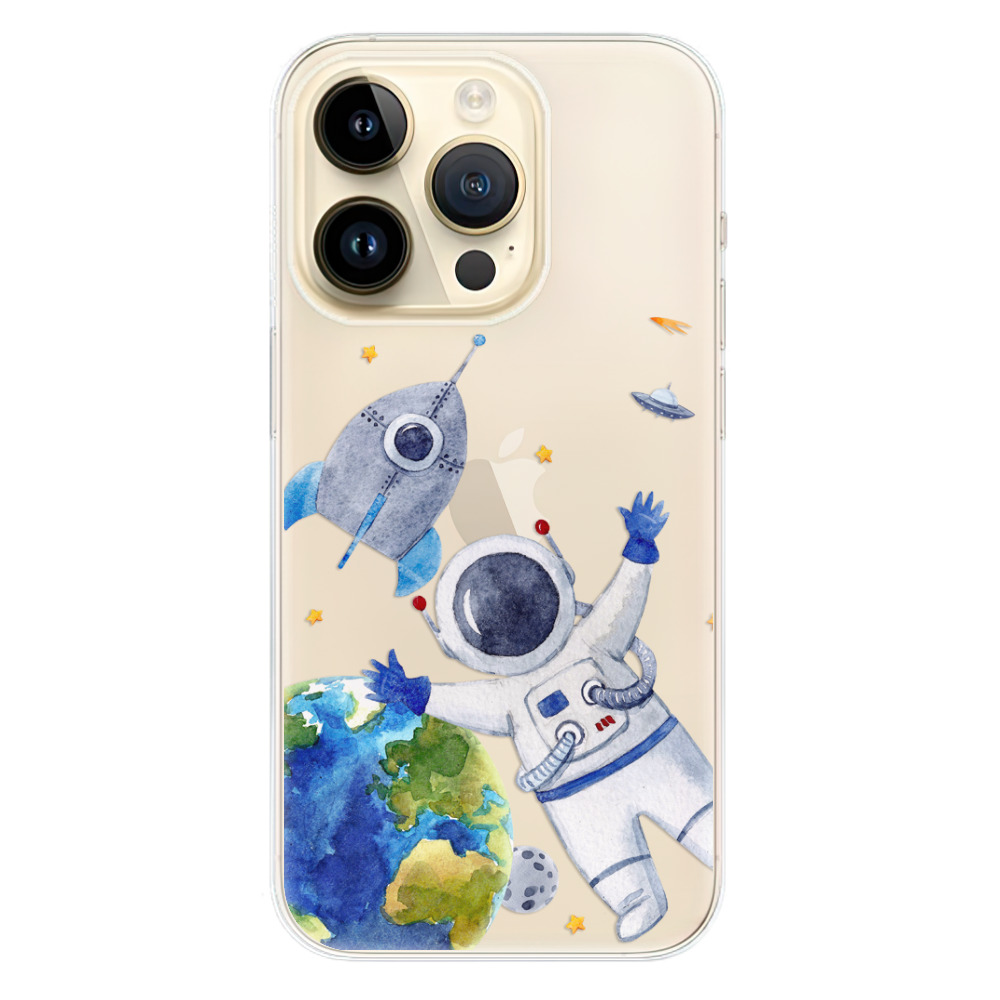 Odolné silikónové puzdro iSaprio - Space 05 - iPhone 14 Pro