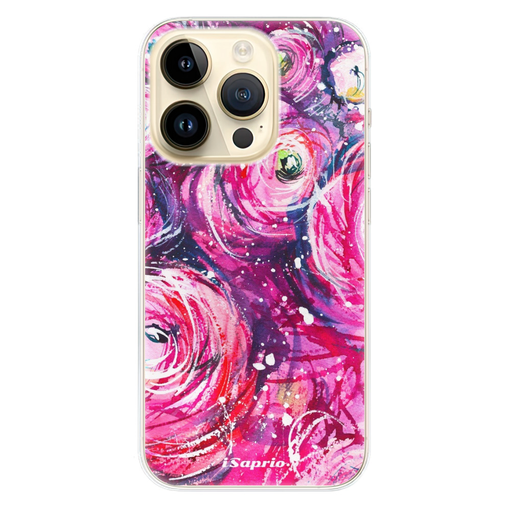 Odolné silikónové puzdro iSaprio - Pink Bouquet - iPhone 14 Pro