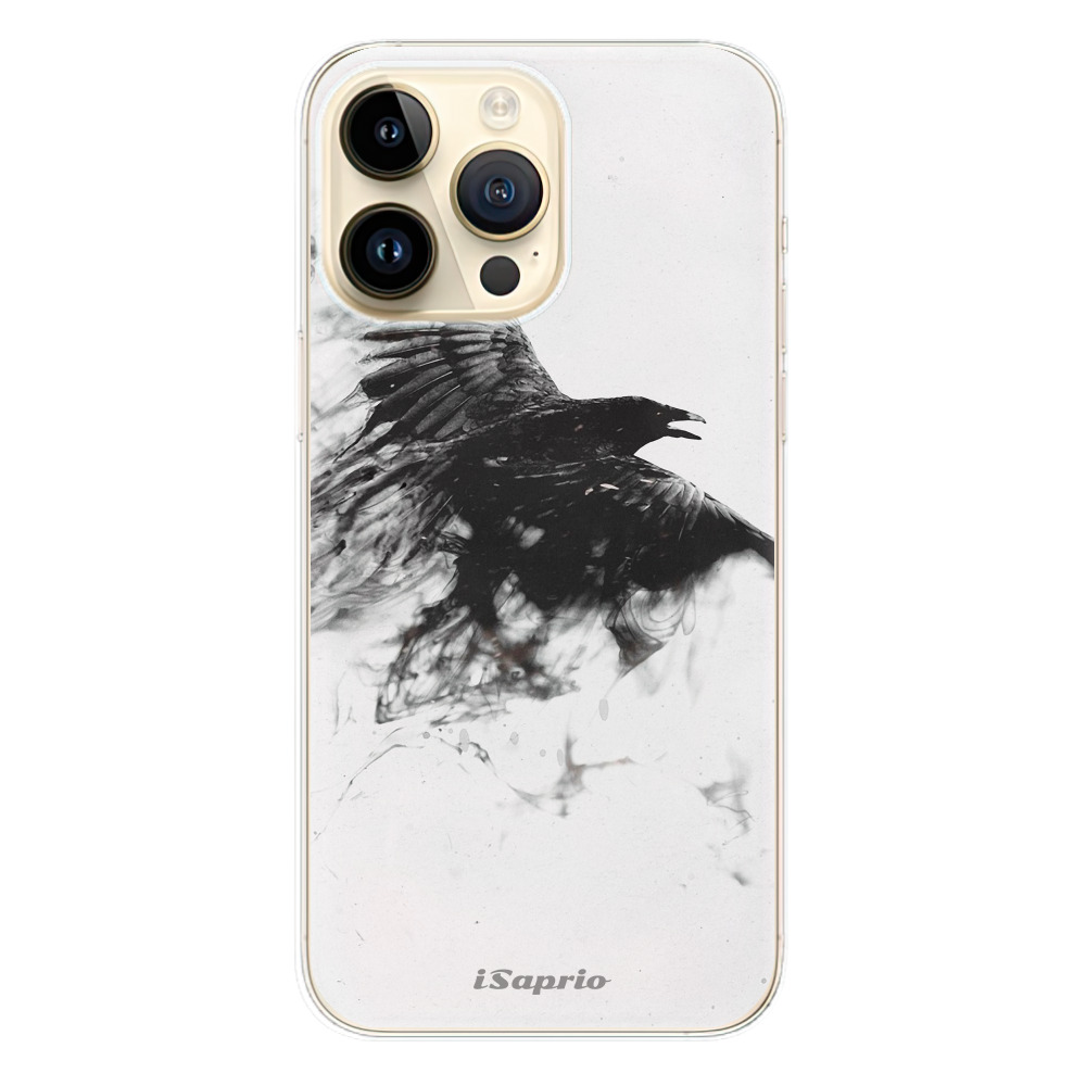Odolné silikónové puzdro iSaprio - Dark Bird 01 - iPhone 14 Pro Max