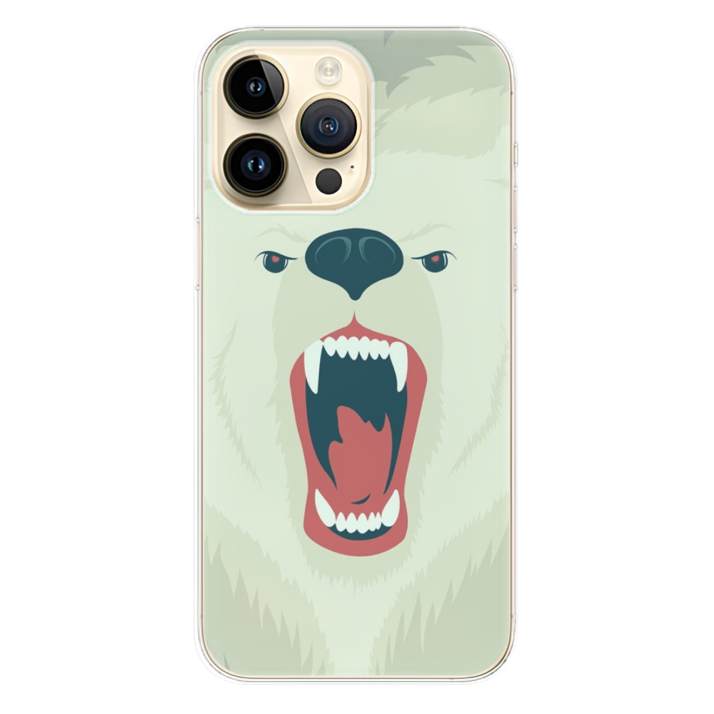 Odolné silikónové puzdro iSaprio - Angry Bear - iPhone 14 Pro Max