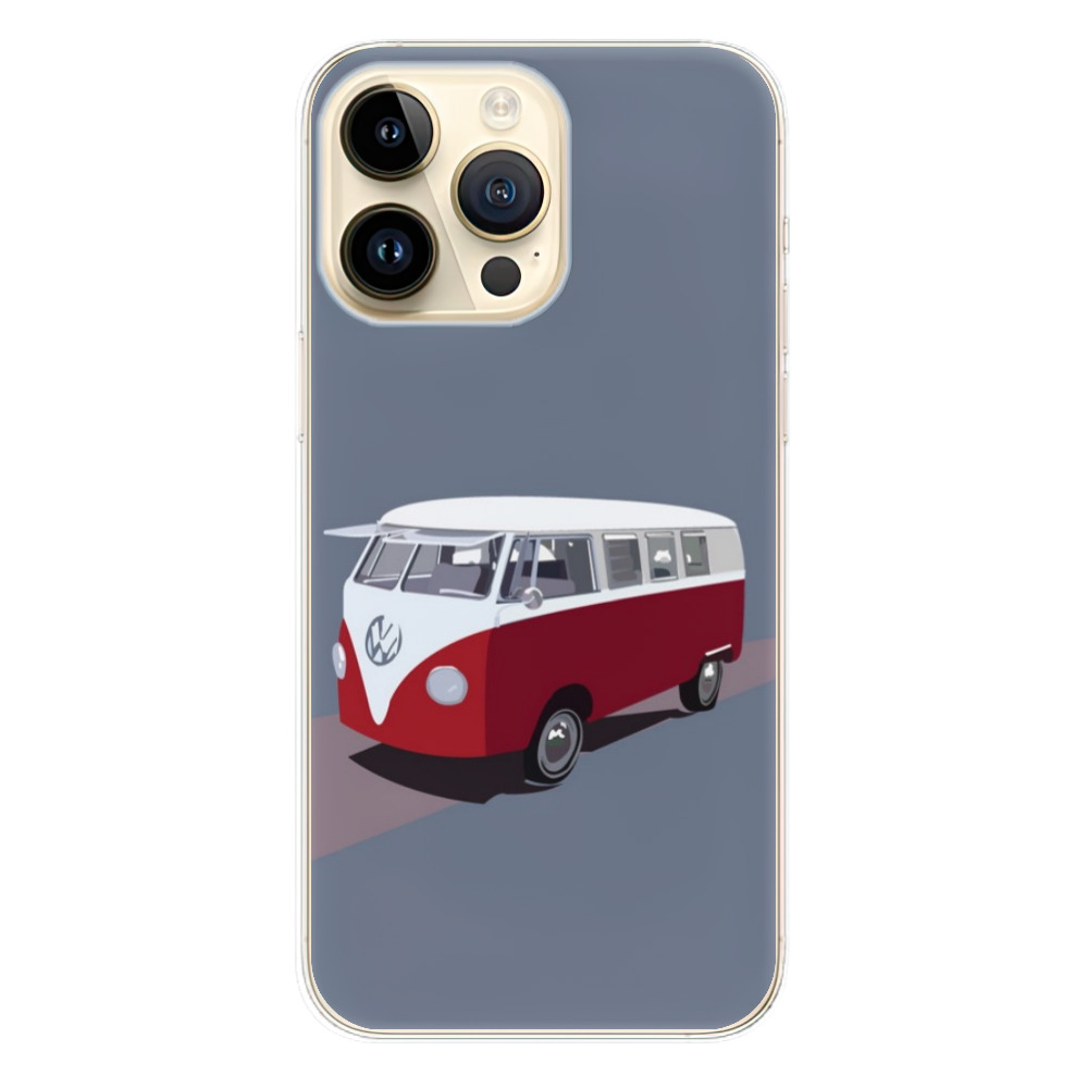 Odolné silikónové puzdro iSaprio - VW Bus - iPhone 14 Pro Max