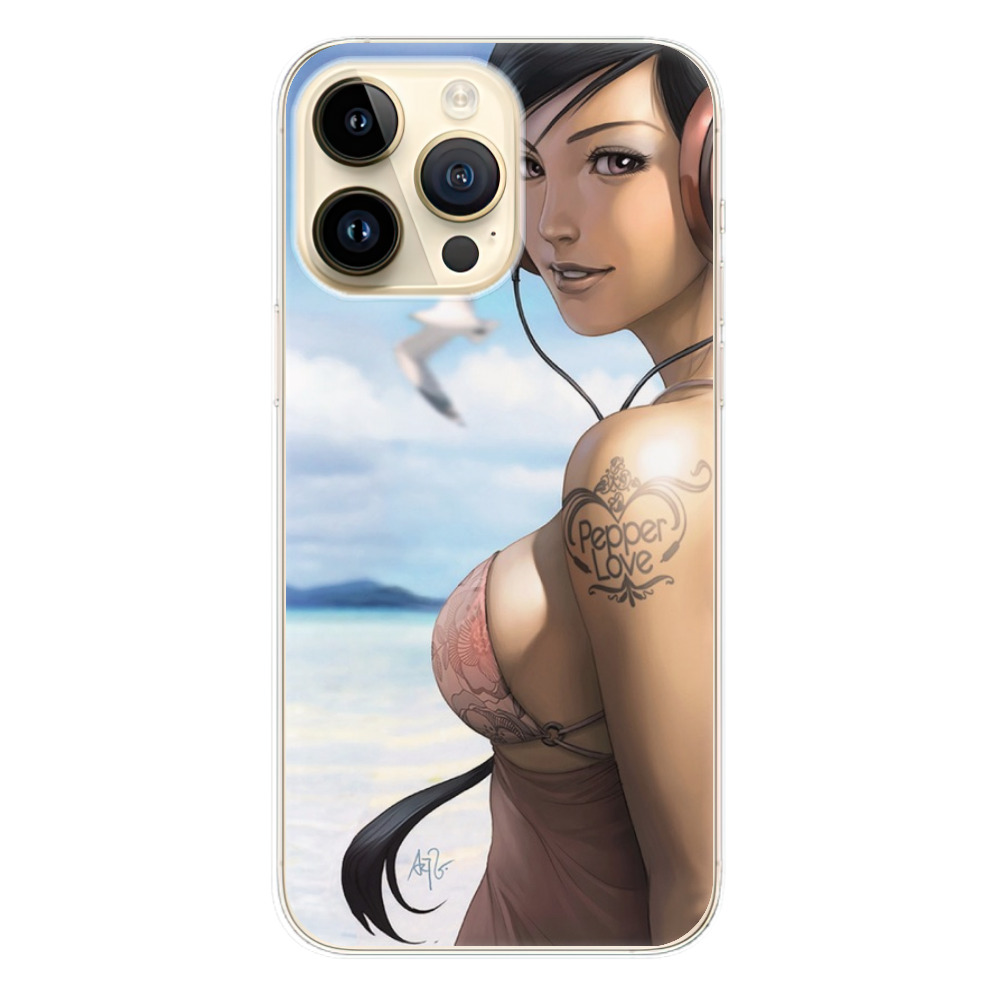 Odolné silikónové puzdro iSaprio - Girl 02 - iPhone 14 Pro Max