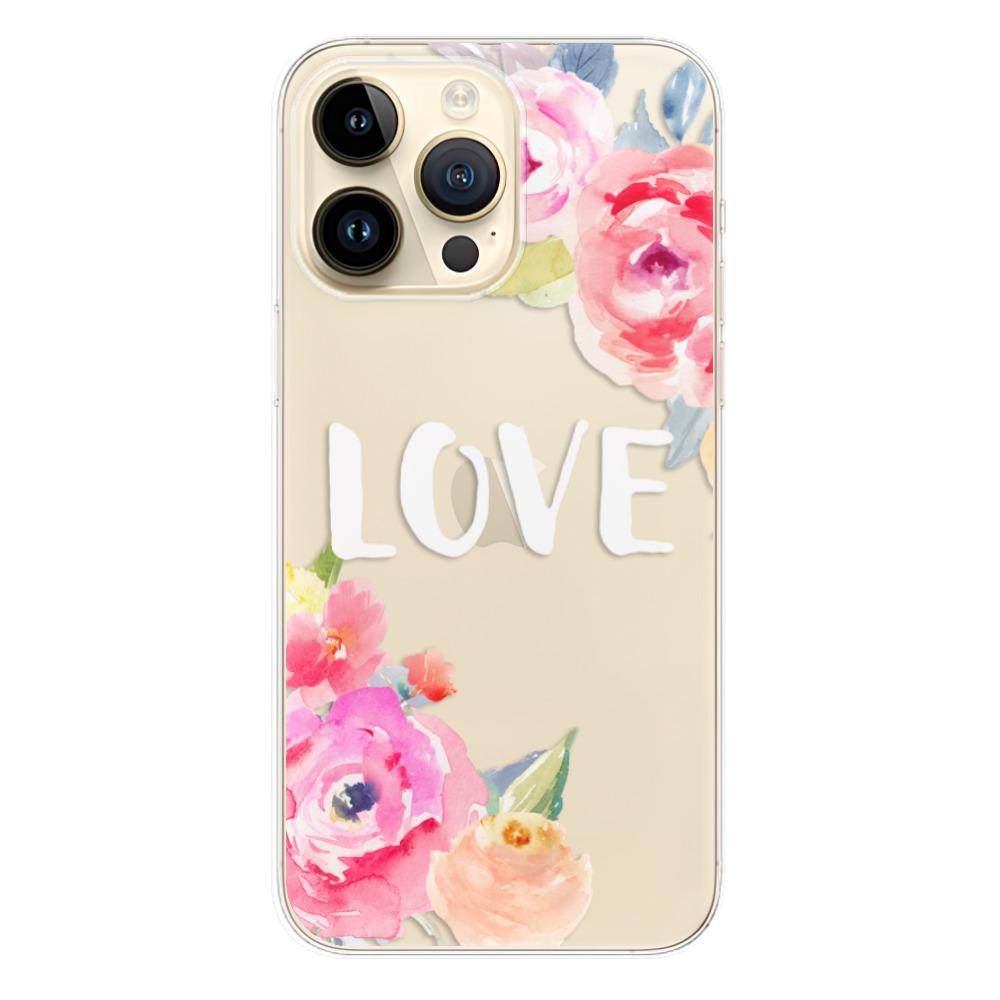 Odolné silikónové puzdro iSaprio - Love - iPhone 14 Pro Max