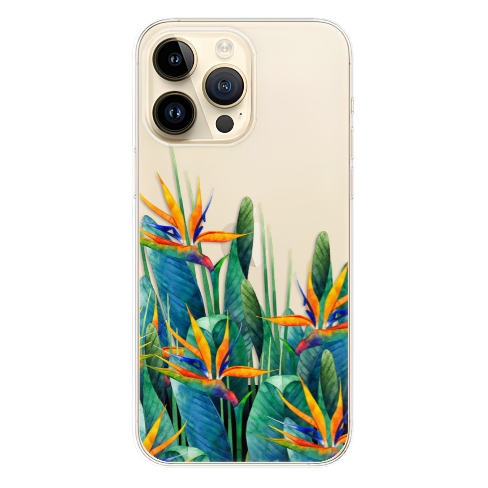 Odolné silikónové puzdro iSaprio - Exotic Flowers - iPhone 14 Pro Max