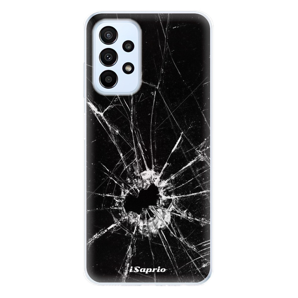 Odolné silikónové puzdro iSaprio - Broken Glass 10 - Samsung Galaxy A23 / A23 5G