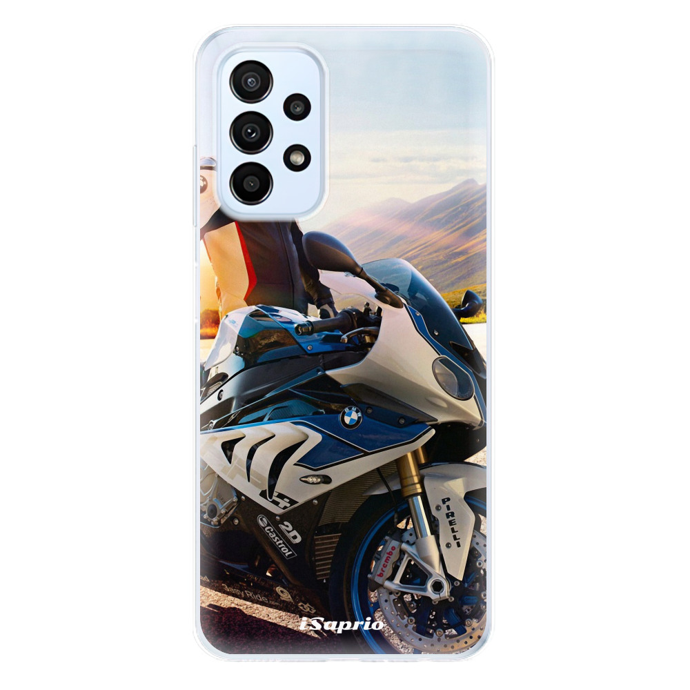 Odolné silikónové puzdro iSaprio - Motorcycle 10 - Samsung Galaxy A23 / A23 5G