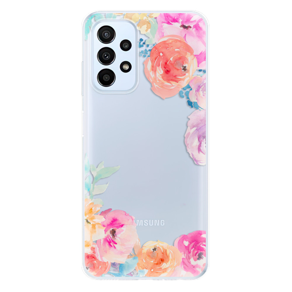 Odolné silikónové puzdro iSaprio - Flower Brush - Samsung Galaxy A23 / A23 5G
