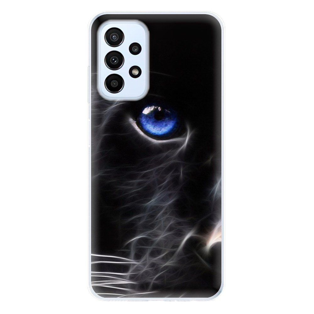 Odolné silikónové puzdro iSaprio - Black Puma - Samsung Galaxy A23 / A23 5G