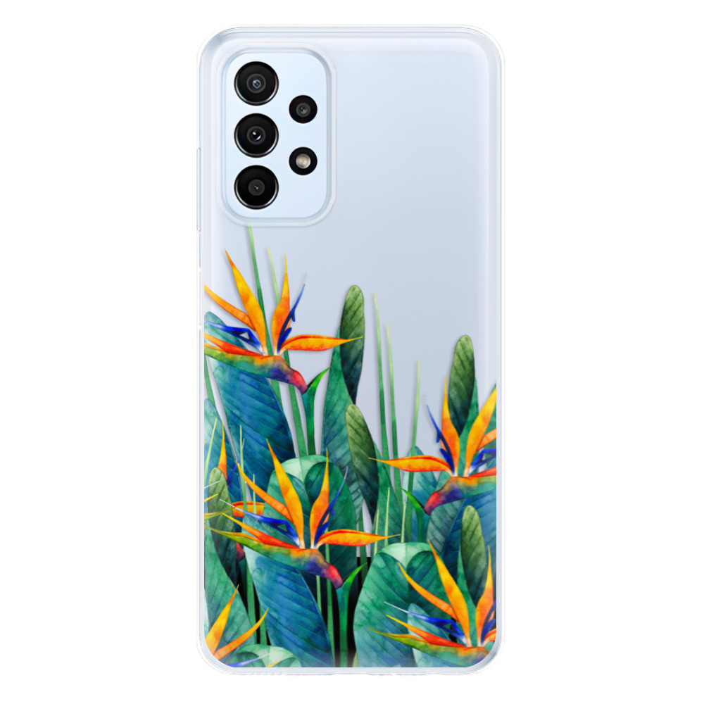 Odolné silikónové puzdro iSaprio - Exotic Flowers - Samsung Galaxy A23 / A23 5G