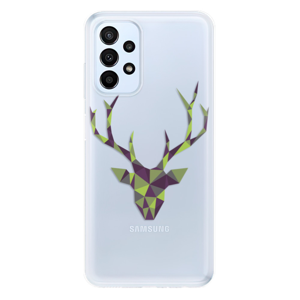 Odolné silikónové puzdro iSaprio - Deer Green - Samsung Galaxy A23 / A23 5G