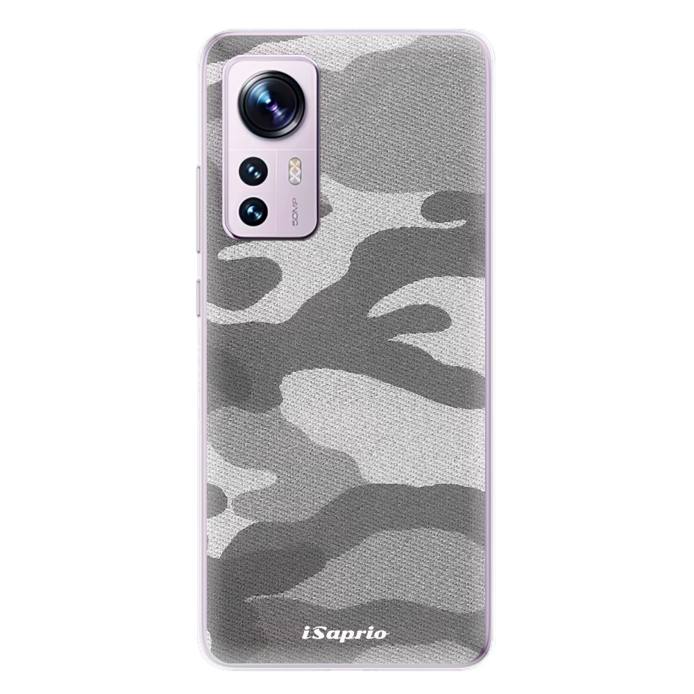 Odolné silikónové puzdro iSaprio - Gray Camuflage 02 - Xiaomi 12 / 12X