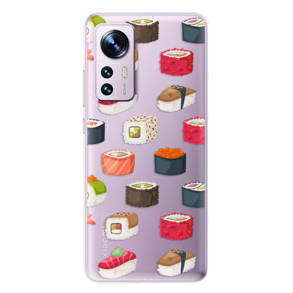 Odolné silikónové puzdro iSaprio - Sushi Pattern - Xiaomi 12 / 12X