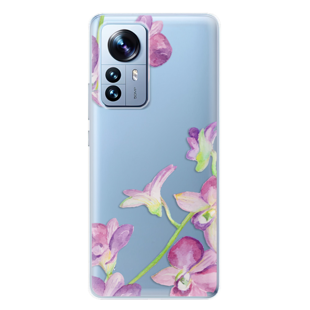 Odolné silikónové puzdro iSaprio - Purple Orchid - Xiaomi 12 Pro
