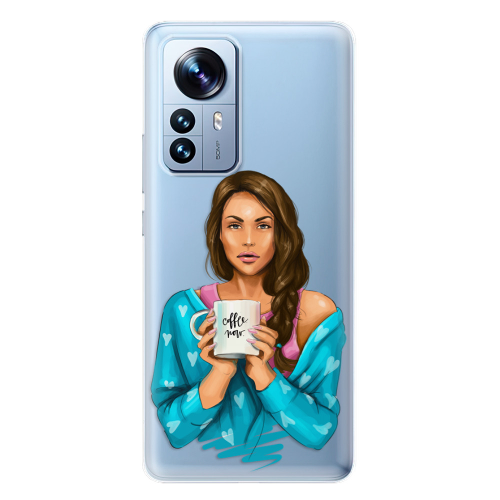 Odolné silikónové puzdro iSaprio - Coffe Now - Brunette - Xiaomi 12 Pro