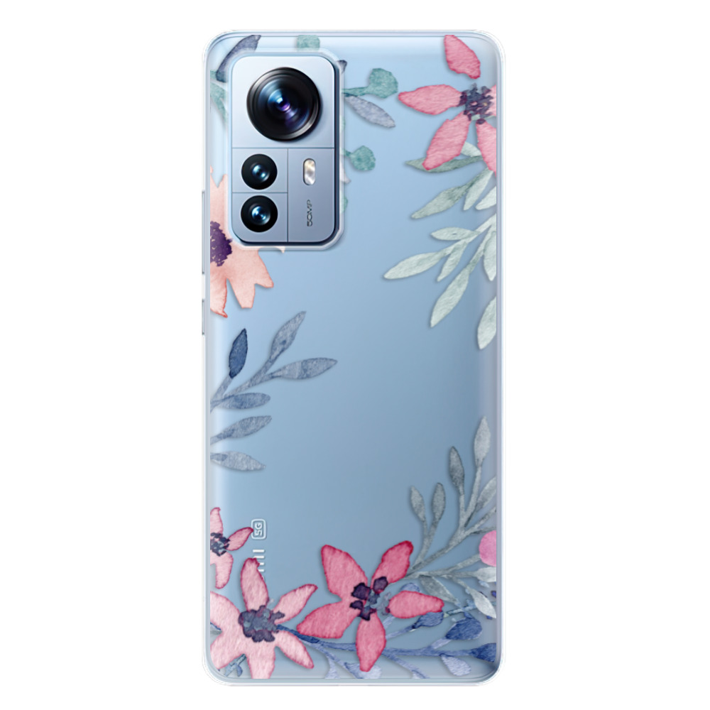 Odolné silikónové puzdro iSaprio - Leaves and Flowers - Xiaomi 12 Pro