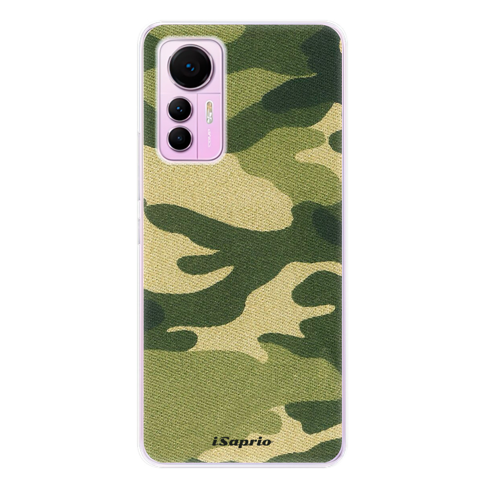Odolné silikónové puzdro iSaprio - Green Camuflage 01 - Xiaomi 12 Lite