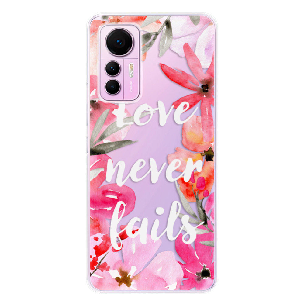 Odolné silikónové puzdro iSaprio - Love Never Fails - Xiaomi 12 Lite