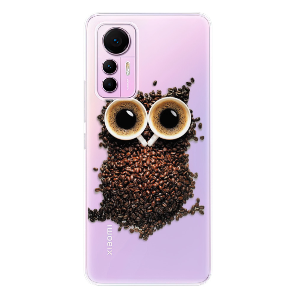 Odolné silikónové puzdro iSaprio - Owl And Coffee - Xiaomi 12 Lite
