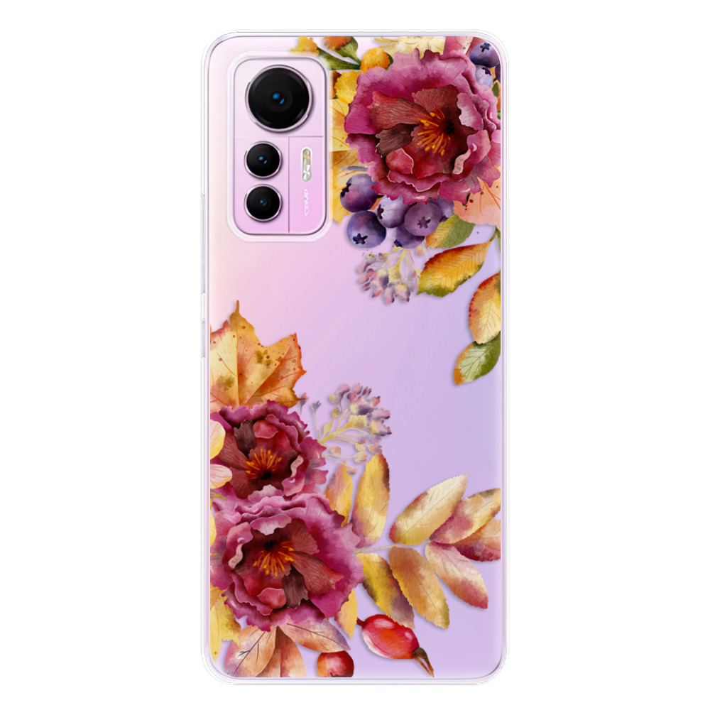 Odolné silikónové puzdro iSaprio - Fall Flowers - Xiaomi 12 Lite