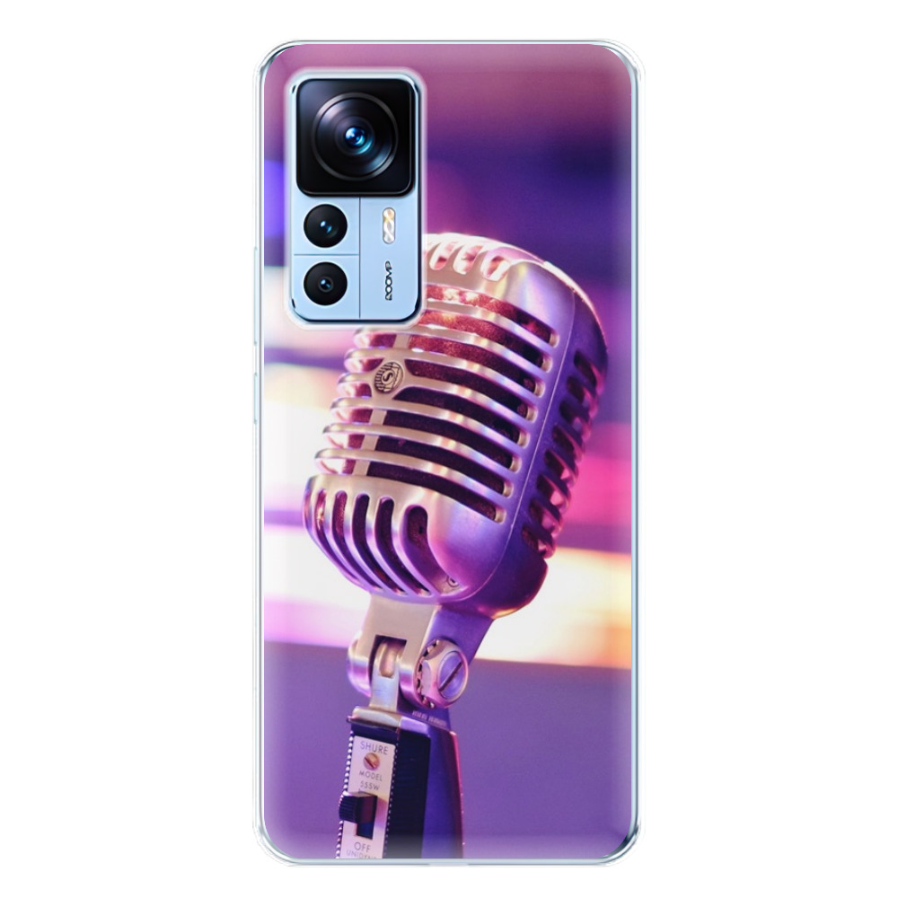 Odolné silikónové puzdro iSaprio - Vintage Microphone - Xiaomi 12T / 12T Pro